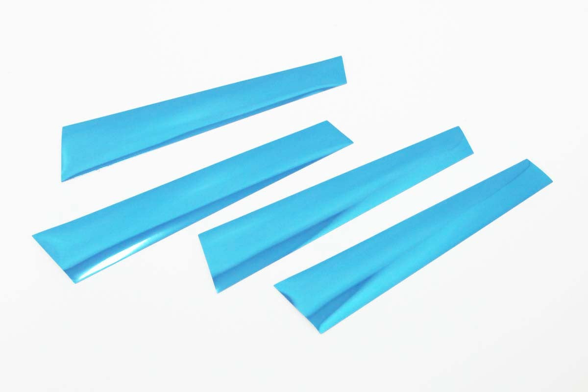 Auto Clover PVC Chrome B Pillar Sticker Trim Set for Vauxhall Opel Antara 2007+