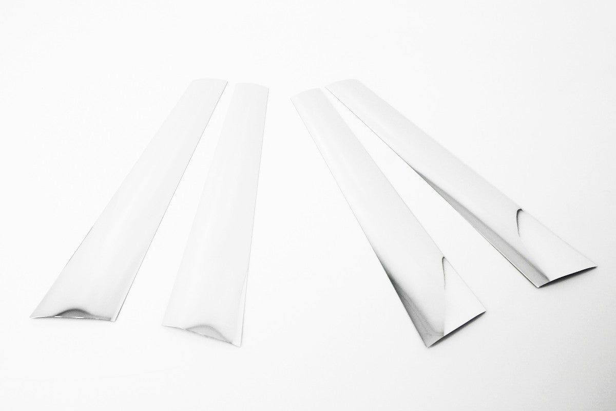 Auto Clover PVC Chrome B Pillar Sticker Trim Set for Vauxhall Opel Antara 2007+
