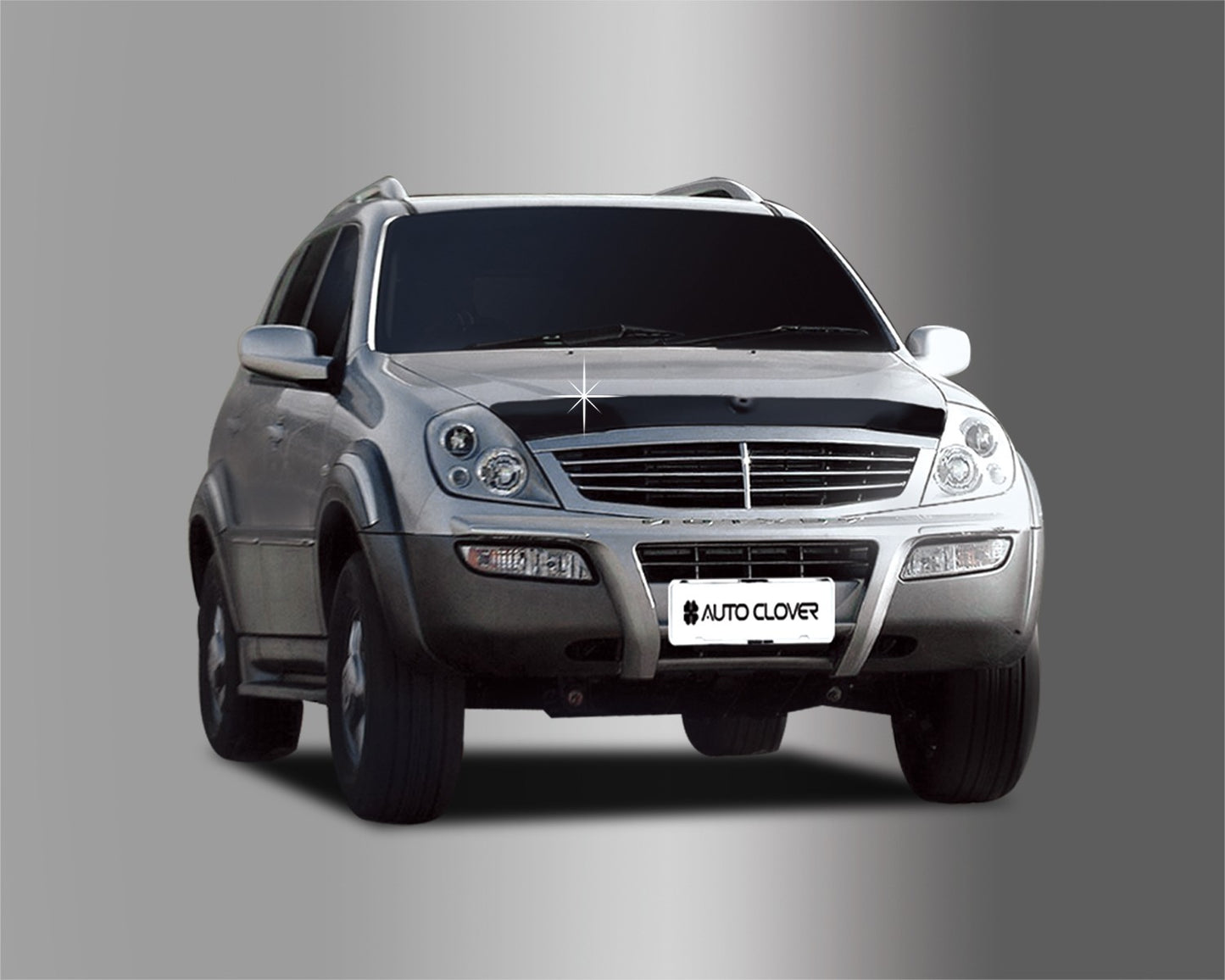 Auto Clover Bonnet Hood Guard Set for SsangYong Rexton 2003 - 2007