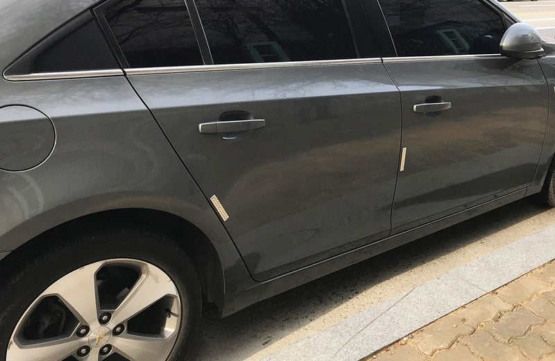 Auto Clover Universal Chrome Car / Van Door Guard Edge Protector 12cm Type 2