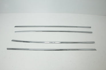 Auto Clover Chrome Side Door Window Frame Trim Set for the Kia Carens 2013+