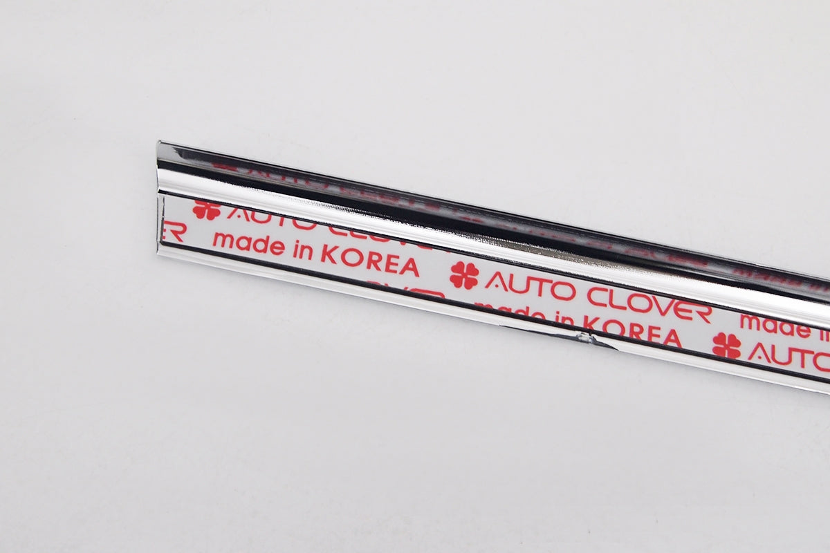 Auto Clover Chrome Side Window Rubber Cover Trim Set for Hyundai Ioniq 2016+