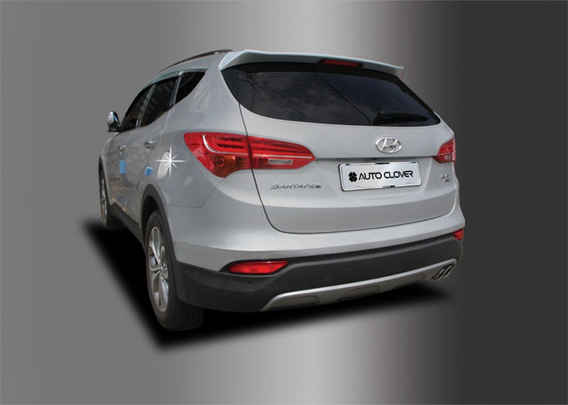 Auto Clover Chrome Fuel Cap Door Cover Trim for Hyundai Santa Fe 2013 - 2018
