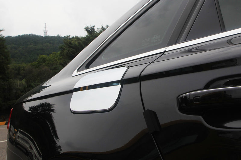 Auto Clover Chrome Fuel Cap Door Cover Trim for Audi A6 2011 - 2018