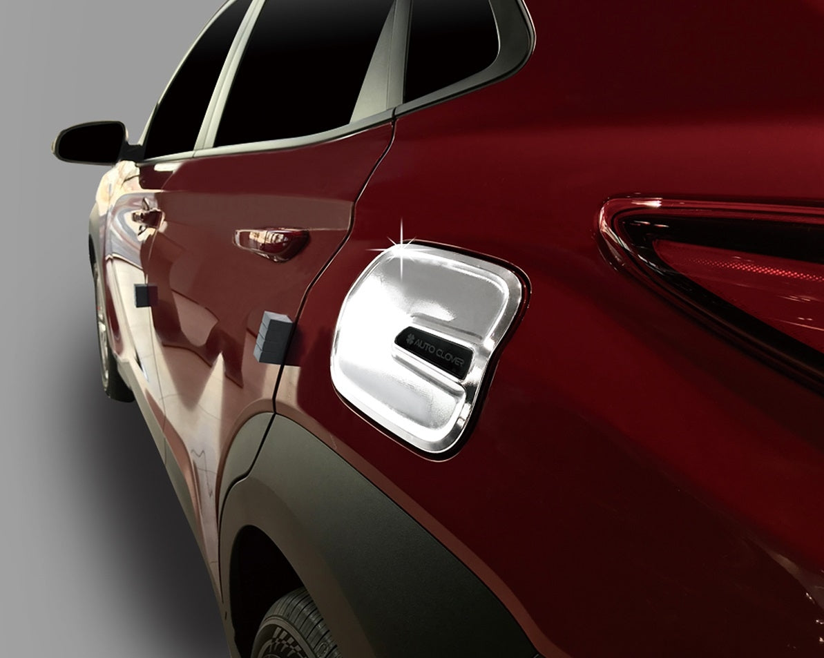 Auto Clover Fuel Cap Cover Trim for Hyundai Kona 2017 - 2023 Type 1