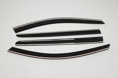 Auto Clover Wind Deflectors Set for Ssangyong Turismo 2013+ (4 pieces)