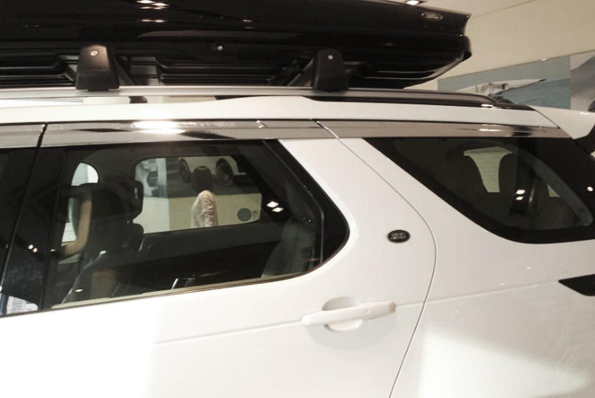Auto Clover Chrome Wind Deflectors for Land Rover Discovery 5 2017+ (6 pieces)