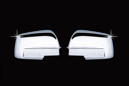 Auto Clover Chrome Wing Mirror Trim Set for Kia Soul 2009 - 2013