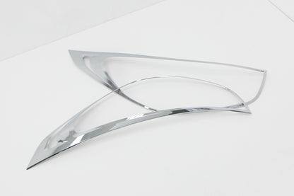 Auto Clover Chrome Headlight Trim Set for Hyundai IX35 2010 - 2015 - TYPE 1