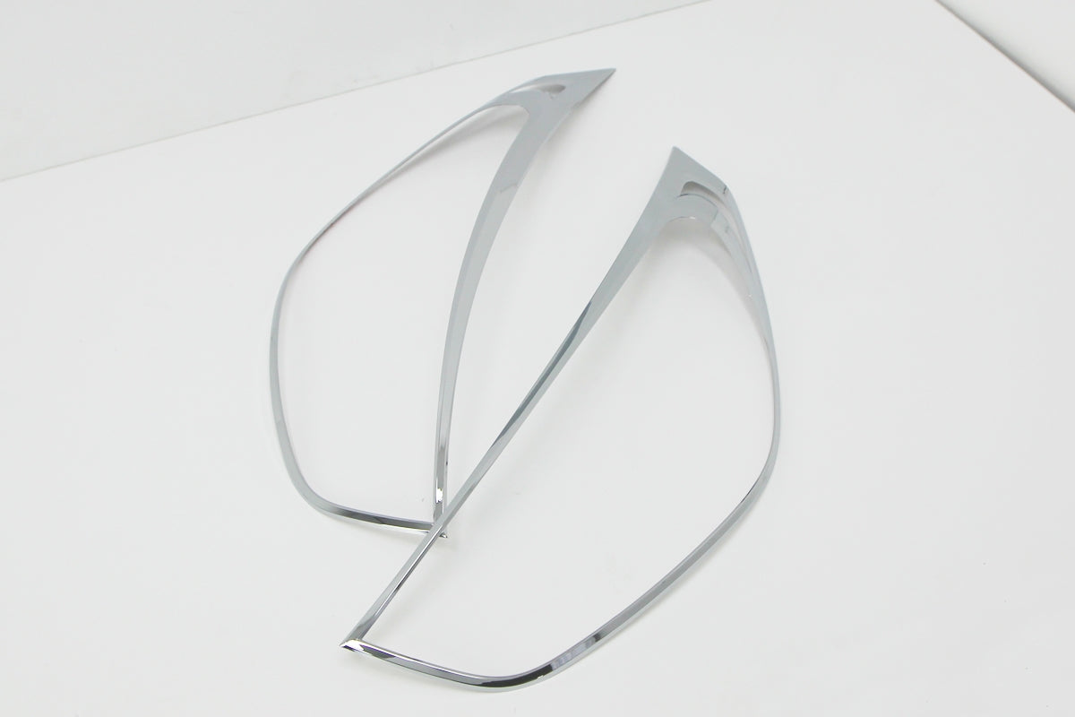 Auto Clover Chrome Headlight Trim Set for Hyundai IX35 2010 - 2015 - TYPE 1