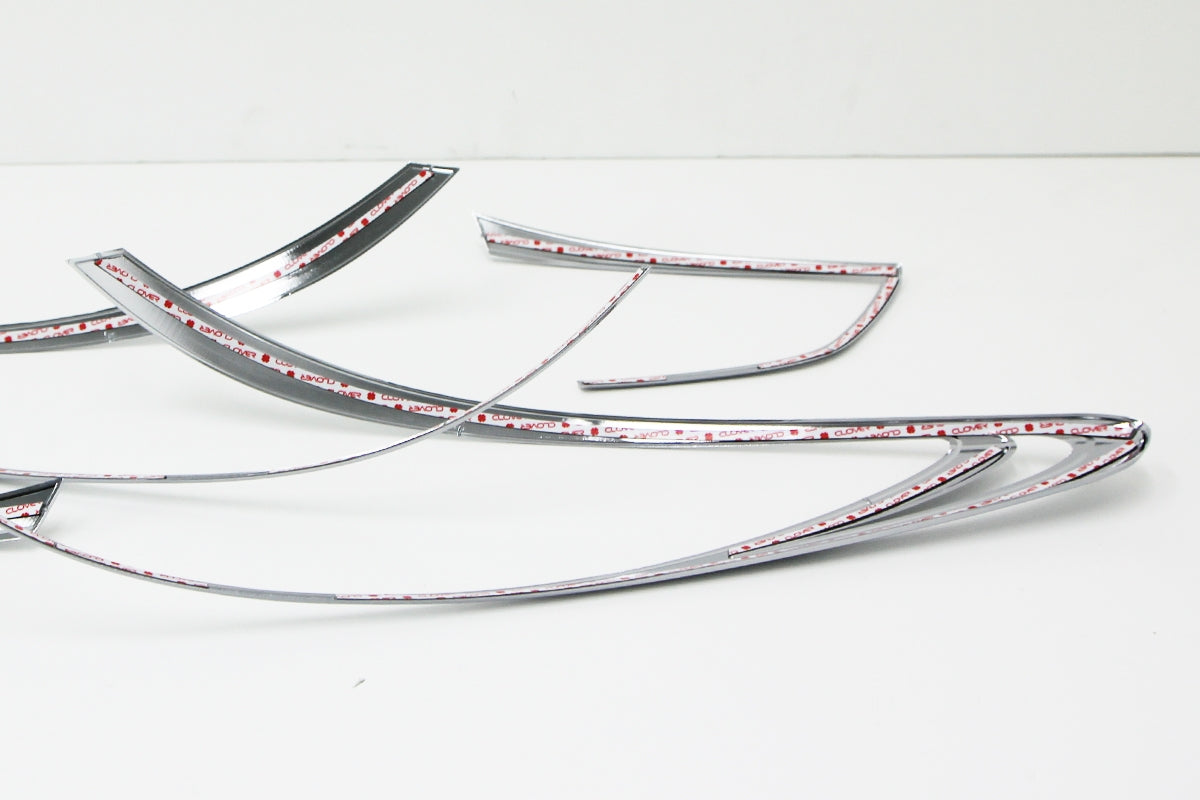 Auto Clover Chrome Tail Light Lamp Surround Trim for Hyundai IX35 2010 - 2015