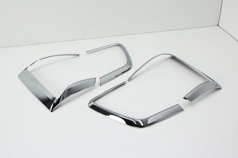 Auto Clover Chrome Tail Light Trim Covers Set for Kia Sorento 2010 - 2012