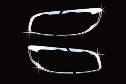 Auto Clover Chrome Tail Light Covers Trim Set for Hyundai Santa Fe 2010 - 2012