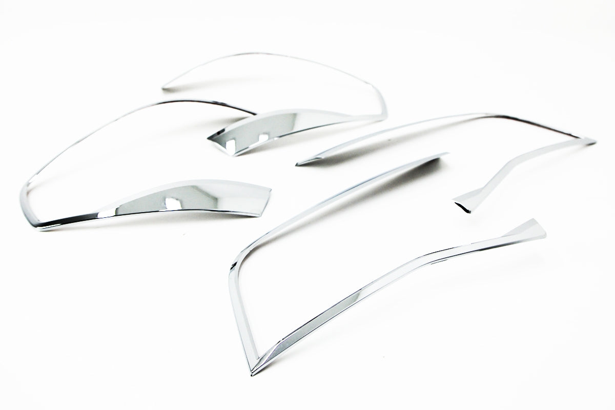 Auto Clover Chrome Tail Light Covers Trim Set for Renault Koleos 2008 - 2015