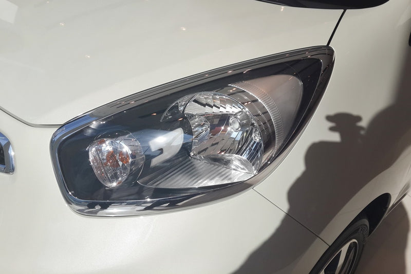 Auto Clover Chrome Headlight Surround Trim Set for Kia Picanto 2012 - 2016