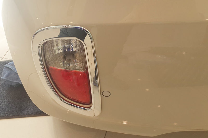 Auto Clover Chrome Front and Rear Fog Light Trim Set for Kia Picanto 2012 - 2014