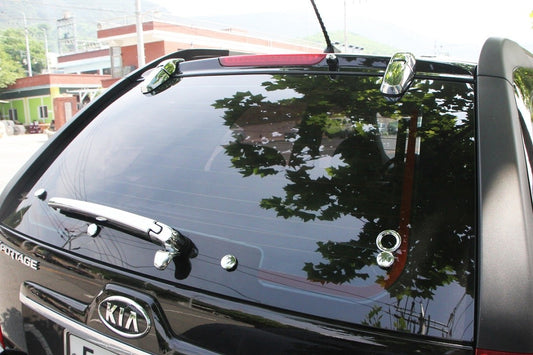 Auto Clover Chrome Rear Window Trim Set for Kia Sportage 2005 - 2010