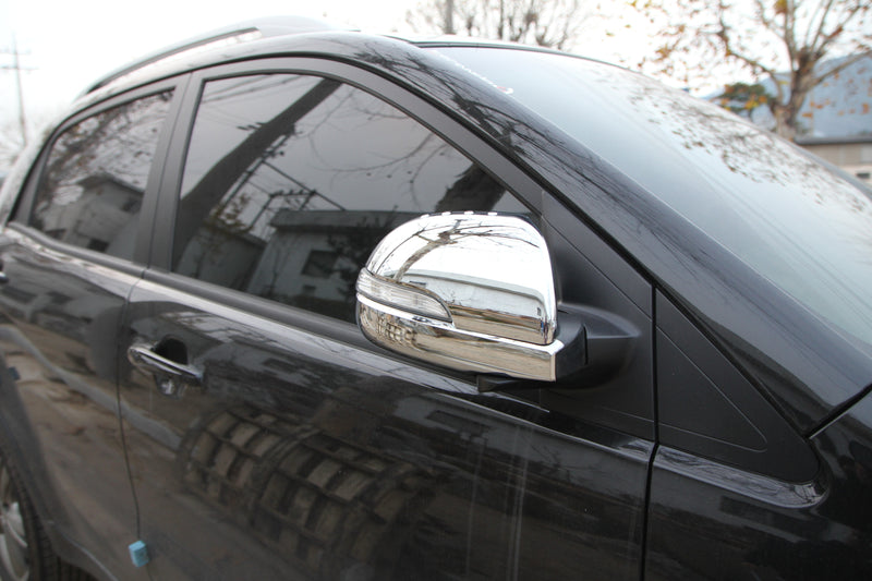 Auto Clover Chrome Wing Mirror Cover Trim for Ssangyong Korando C 2011 - 2019
