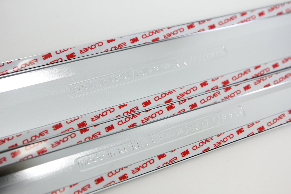 Auto Clover Chrome Side Skirt Door Trim Set for Kia Carens 2013+