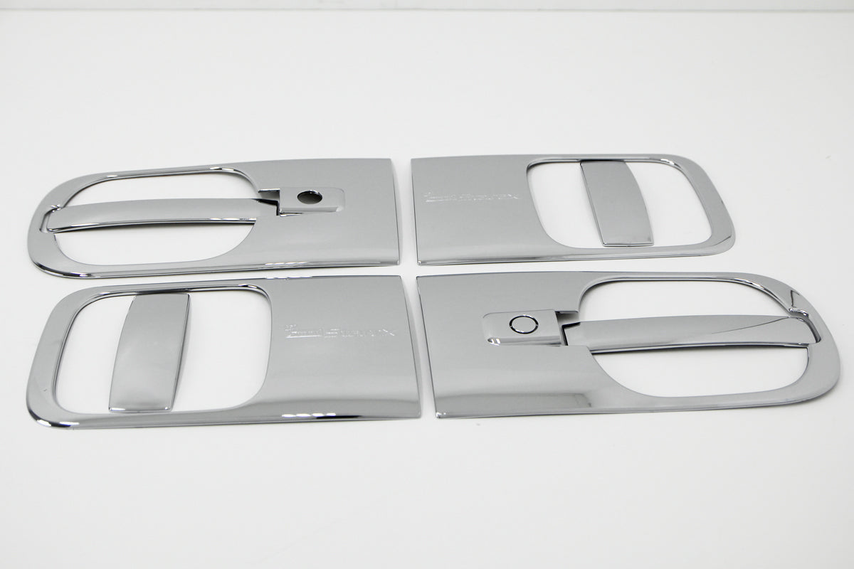 Auto Clover Chrome Door Handle Trim Cover Set for the Hyundai i800 2008+