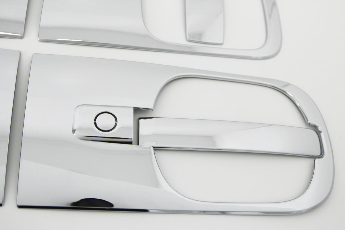 Auto Clover Chrome Door Handle Trim Cover Set for the Hyundai i800 2008+