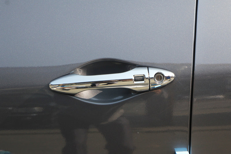 Auto Clover Chrome Door Handle Cover Trim Set Keyless entry for Hyundai IX35 2010 - 2015