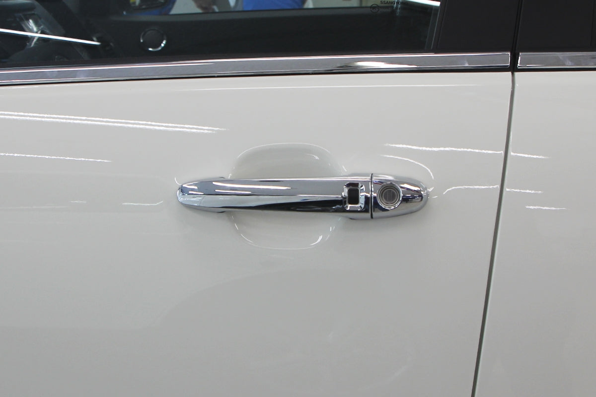 Auto Clover Chrome Key-Less Door Handle Trim for Ssangyong Korando C 2011 - 2019