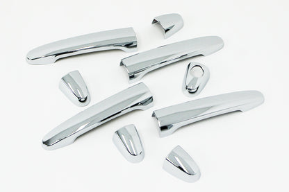 Auto Clover Chrome Door Handles Trim Cover for Ssangyong Korando C 2011 - 2019