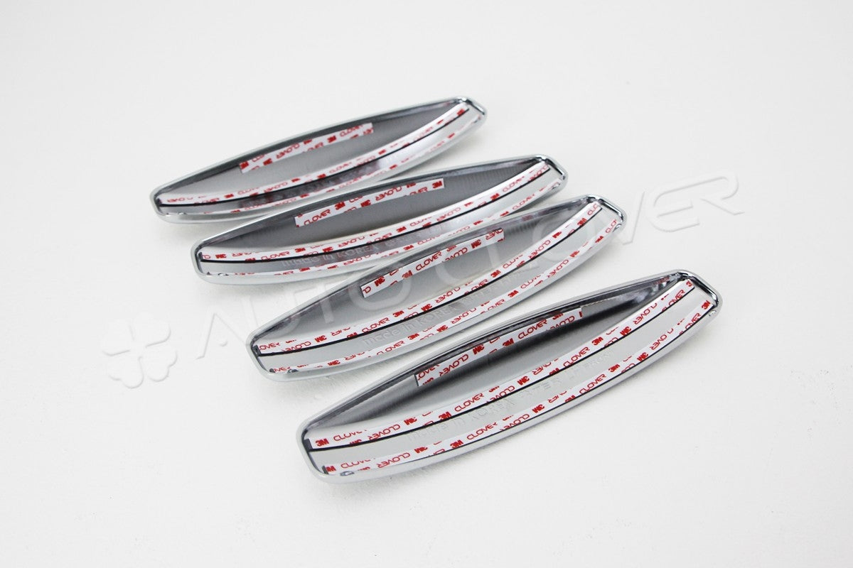 Auto Clover Chrome Door Handle Covers Trim Set for Dacia Duster MK1 2009 - 2017