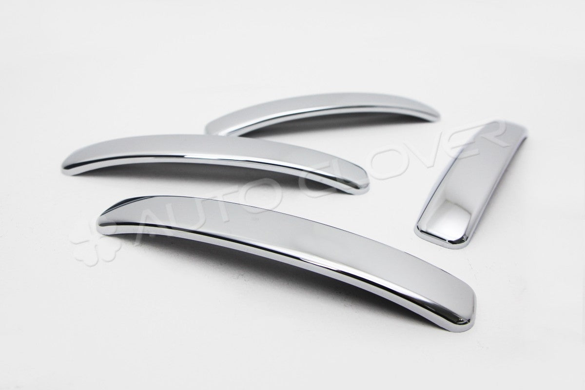 Auto Clover Chrome Door Handle Covers Trim Set for Dacia Duster MK1 2009 - 2017