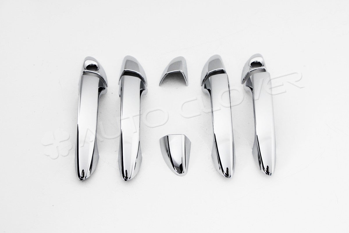 Auto Clover Chrome Door Handle Cover Trim Set for Hyundai i20 2015 - 2019