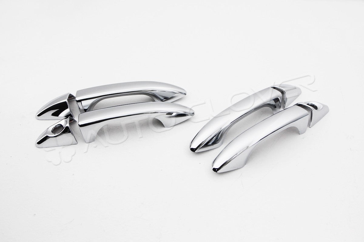 Auto Clover Chrome Door Handle Cover Trim Set for Hyundai i20 2015 - 2019