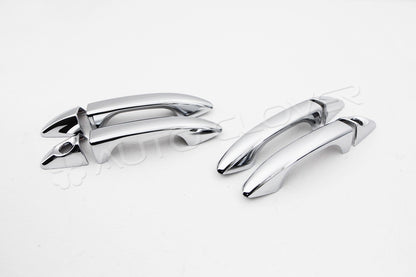 Auto Clover Chrome Door Handle Cover Trim Set for Hyundai i20 2015 - 2019