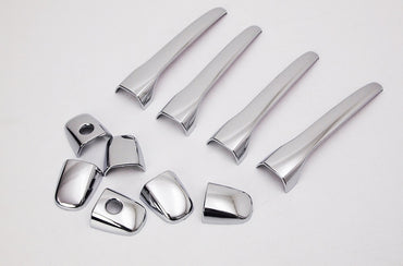 Auto Clover Chrome Exterior Door Handle Covers Trim for Toyota Prius 2010 - 2015