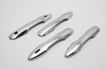 Auto Clover Chrome Exterior Door Handle Covers Trim for Toyota Prius 2016+