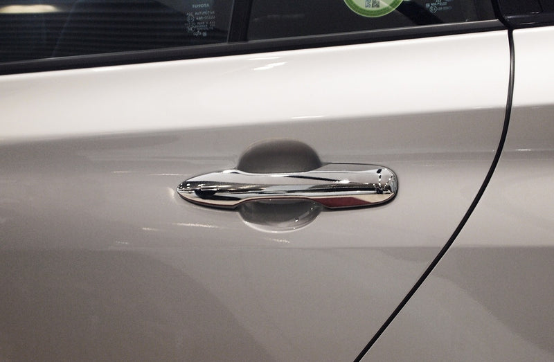 Auto Clover Chrome Exterior Door Handle Covers Trim for Toyota Prius 2016+