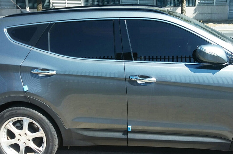 Auto Clover Chrome Door Handle Cover Trim Set for Hyundai Santa Fe 201