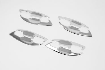 Auto Clover Chrome Door Handle Bowl Trim Set for Hyundai Tucson 2015 - 2020