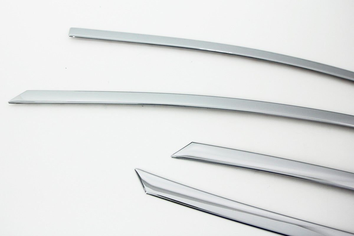 Auto Clover Chrome Side Window Top Frame Trim for Hyundai Santa Fe 2007 - 2012