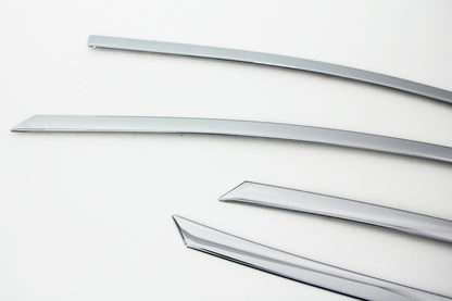 Auto Clover Chrome Side Window Top Frame Trim for Hyundai Santa Fe 2007 - 2012