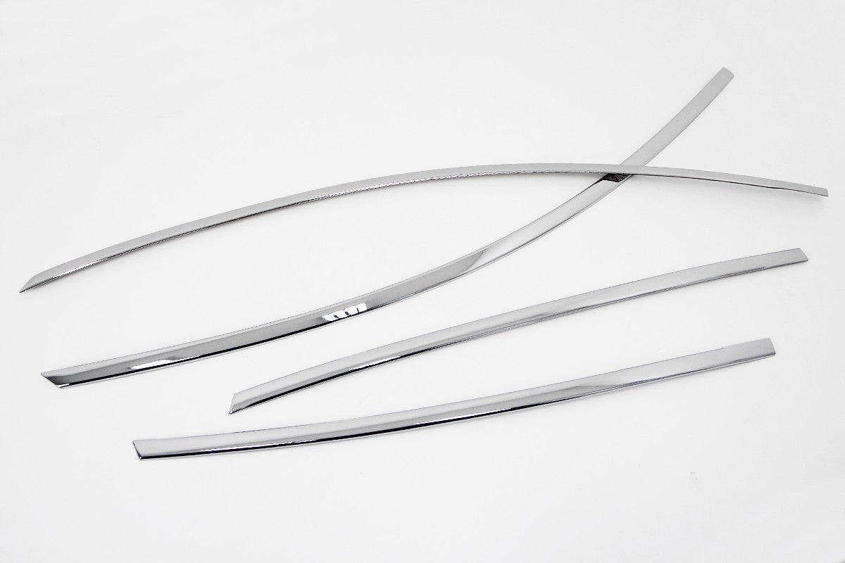 Auto Clover Chrome Side Window Top Frame Trim Set for Vauxhall Opel Antara 2007+