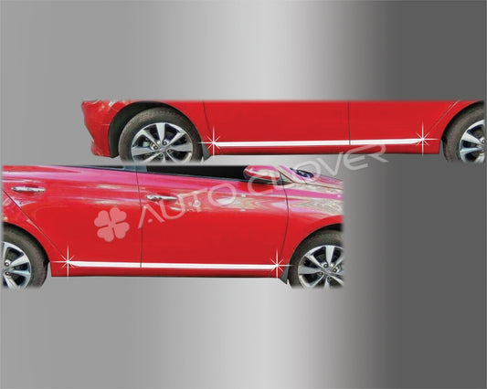 Auto Clover Chrome Side Door Trim Set 5 Door for Hyundai i20 2015 - 2019