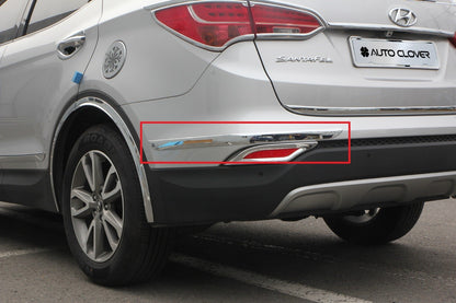 Auto Clover Chrome Front and Rear Bumper Trim for Hyundai Santa Fe 2013 - 2018