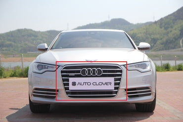 Auto Clover Chrome Grille Cover Trim Set for Audi A6 2011 - 2018