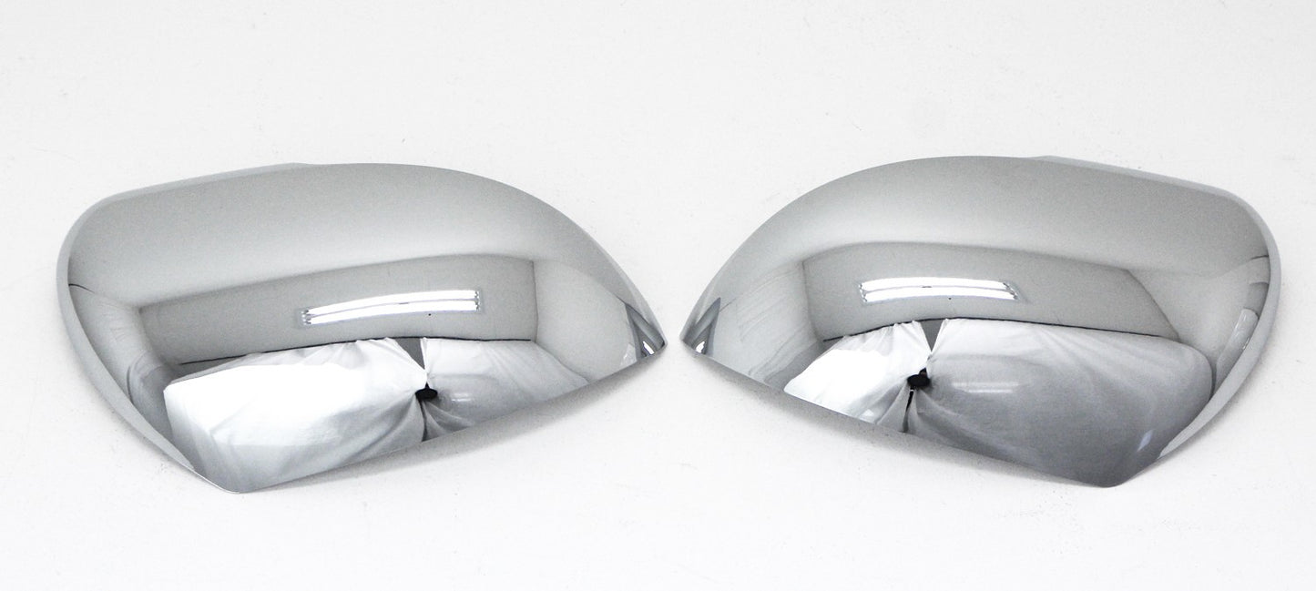 Auto Clover Chrome Wing Mirror Cover Trim Set for Kia Rio 2012 - 2016