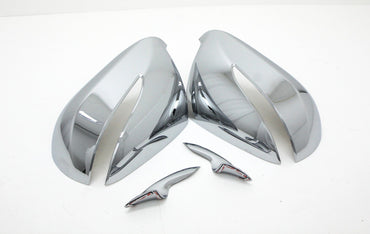 Auto Clover Chrome Wing Mirror Cover for Hyundai Santa Fe 2013 model only