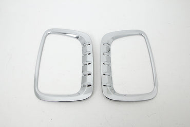 Auto Clover Chrome Front Fog Light Covers Trim Set for Kia Sorento 2013 - 2014