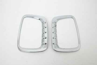 Auto Clover Chrome Front Fog Light Covers Trim Set for Kia Sorento 2013 - 2014