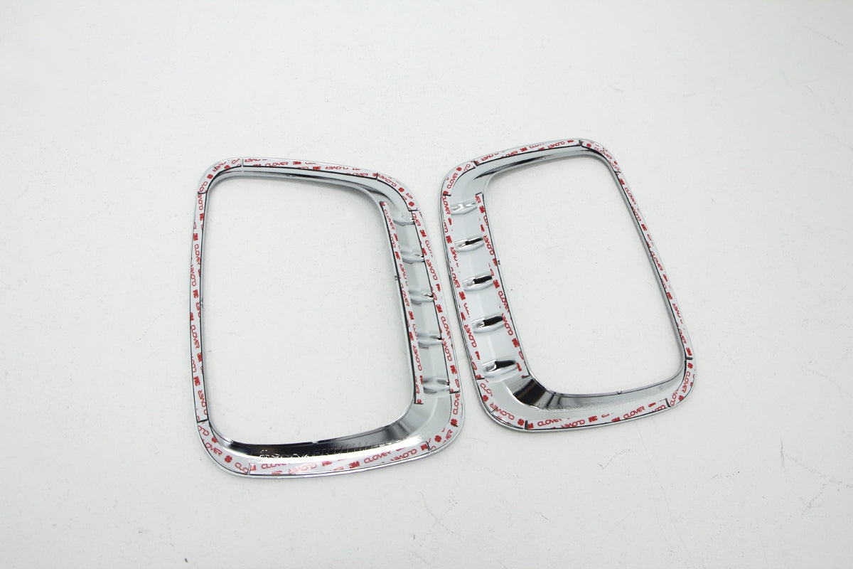 Auto Clover Chrome Front Fog Light Covers Trim Set for Kia Sorento 2013 - 2014