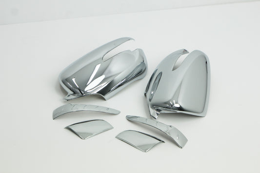 Auto Clover Chrome Wing Mirror Cover Trim Set for Kia Carens 2013+